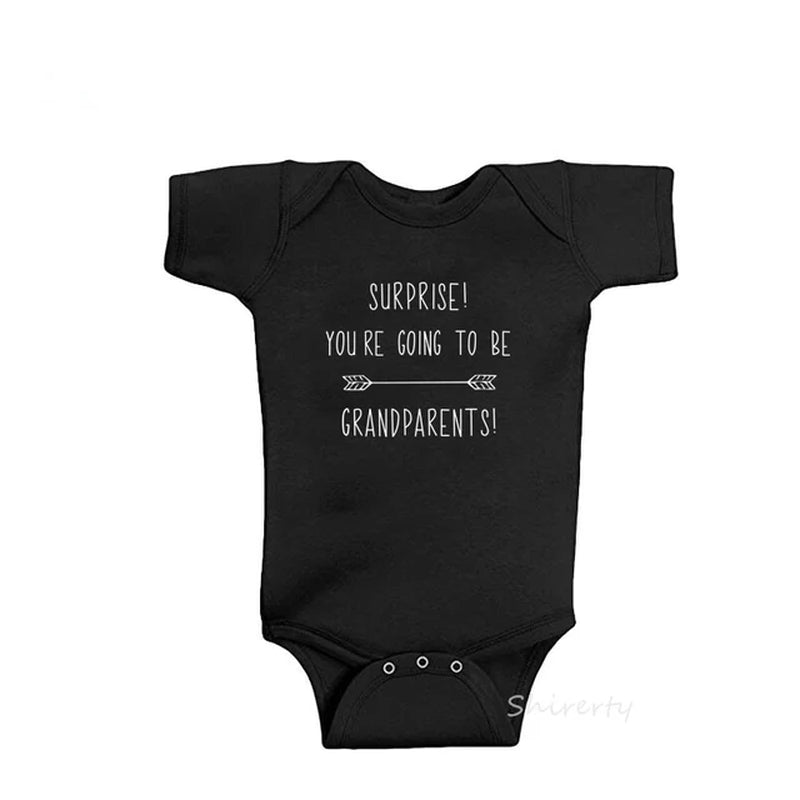 You Are Going to Be Grandparents Funny Letter Print Baby Onesie Pregnancy Announcement Clothing Cotton Baby Boys Girls Bodysuit