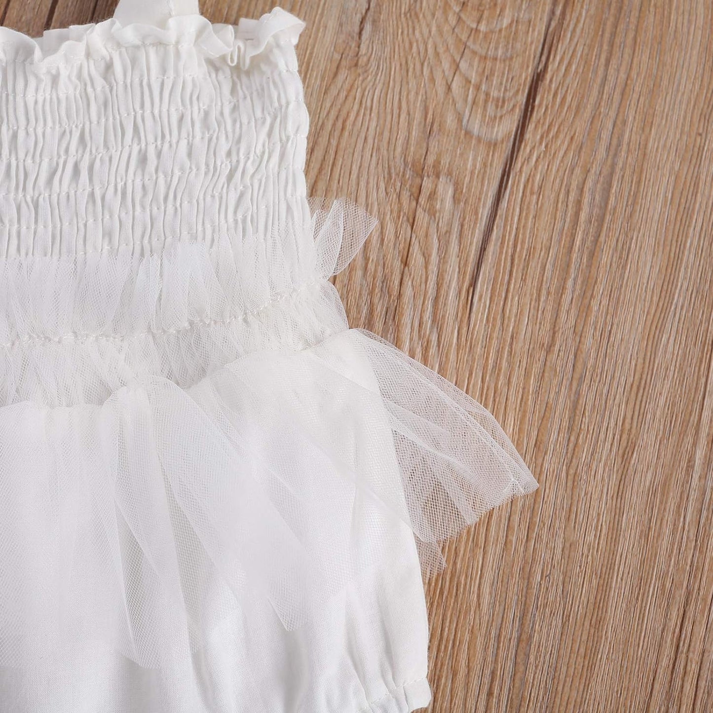 Newborn Baby Girl Clothes Lace Sleeveless Romper Jumpsuit Party Dress Bodysuit Tulle Tutu Skirt Infant Outfits