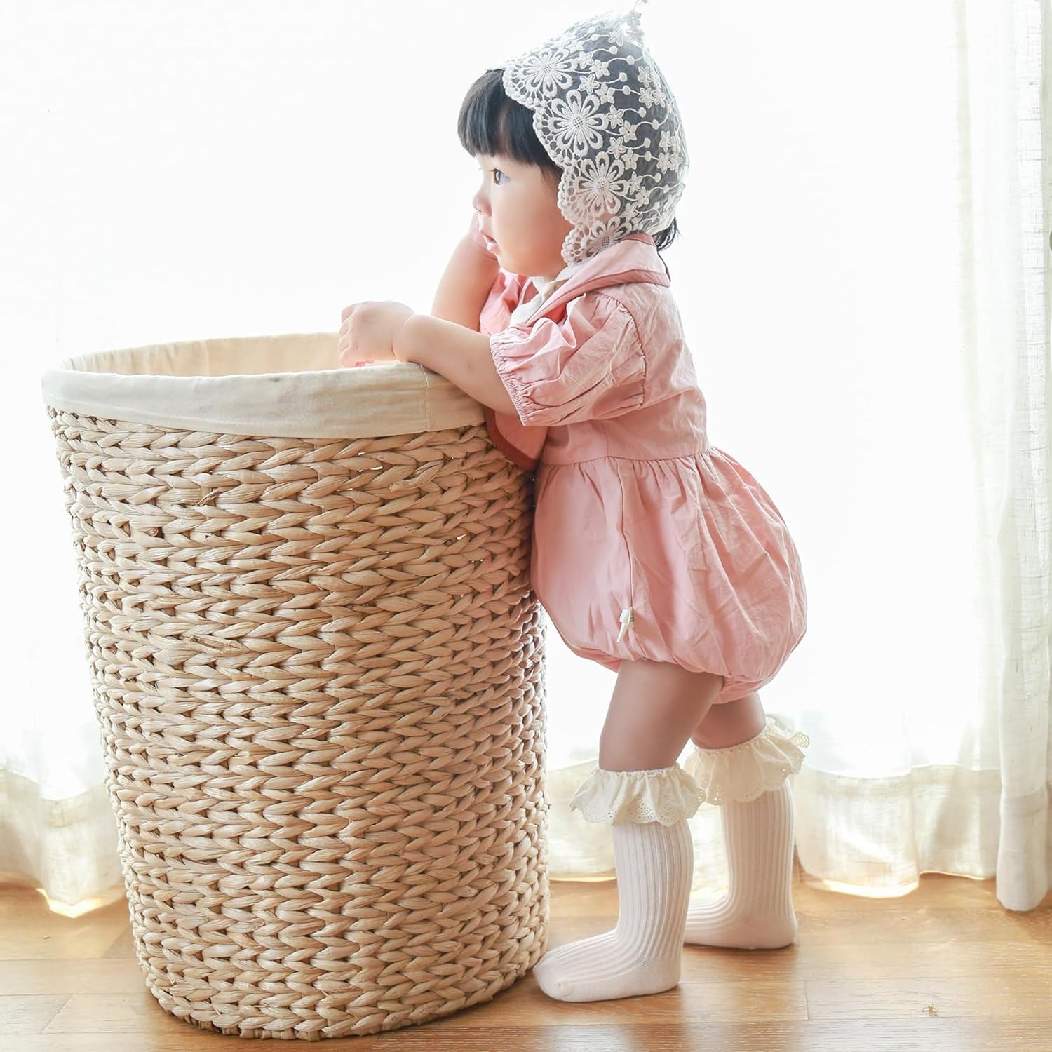 Baby Toddler Ruffle Lace Knee Girls Uniform Long Stockings Infants Cotton Cute Princess Frilly High Dress Socks